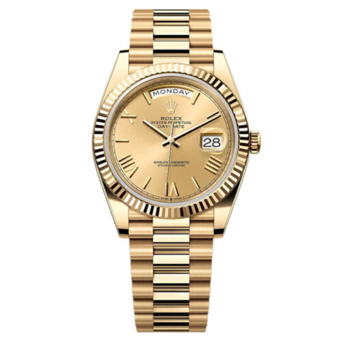 Rolex Day-Date 40 | REF. 228238 | Gold Dial | Box & Papers | 18k Yellow Gold