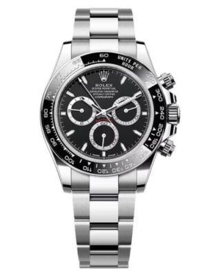 New 2024 Rolex Daytona Steel Ceramic Newest Style Black Dial 126500LN