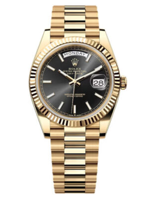 Rolex Day-Date 40 | REF. 228238 | Black Dial | Box & Papers | 18k Yellow Gold