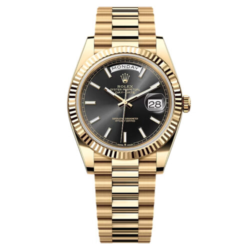 Rolex Day-Date 40 | REF. 228238 | Black Dial | Box & Papers | 18k Yellow Gold