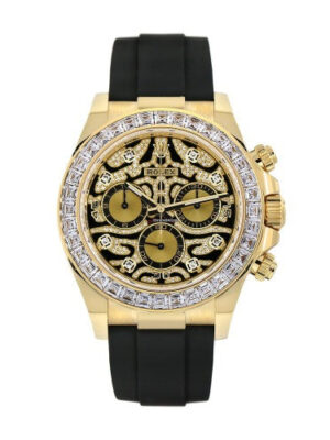 Rolex Daytona Eye of the Tiger Yellow Gold rubber strap