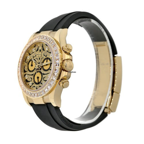 Rolex Daytona Eye of the Tiger Yellow Gold rubber strap