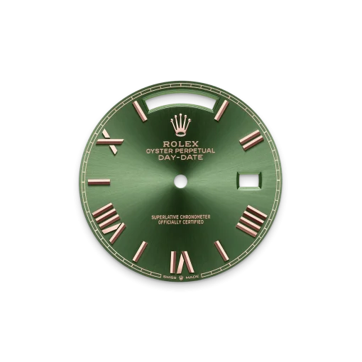 Rolex Day-Date 40 | REF. 228235 | Olive Green Roman Dial | Box & Papers | Everose Gold