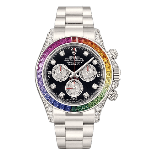 Rolex Cosmograph Daytona Silver Rainbow Automatic