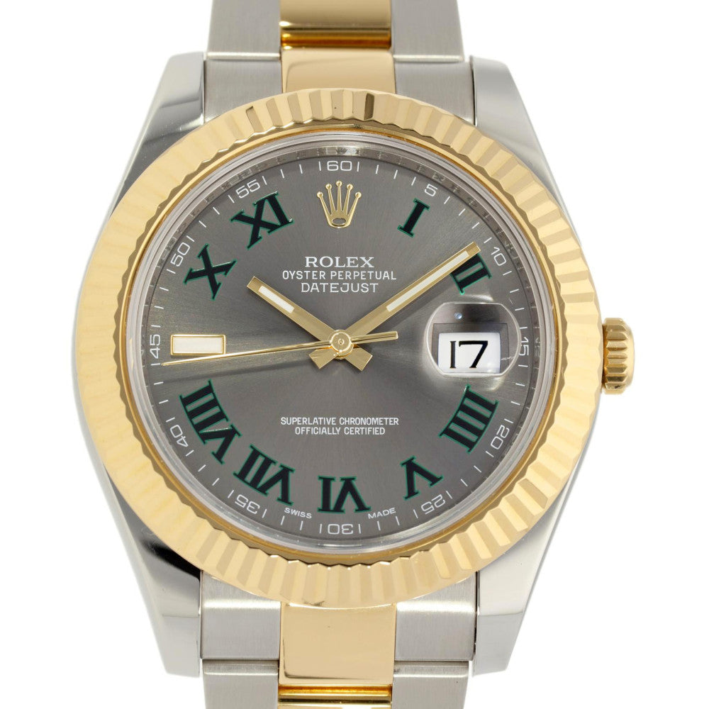 Rolex Datejust II Wimbledon Steel Yellow Gold Oyster