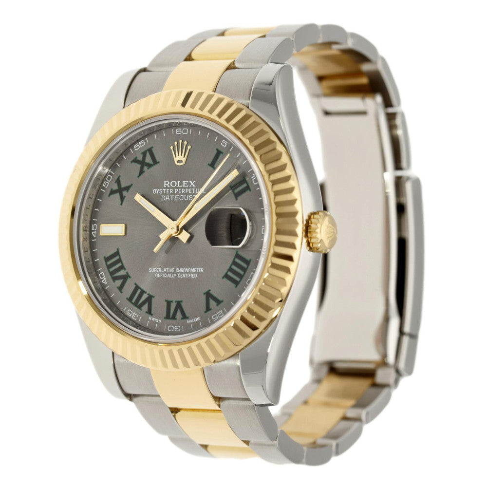 Rolex Datejust II Wimbledon Steel Yellow Gold Oyster