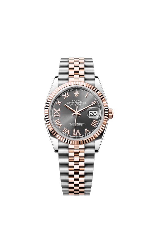 Rolex Datejust 36 Chocolate Dial Automatic 18kt Everose Gold