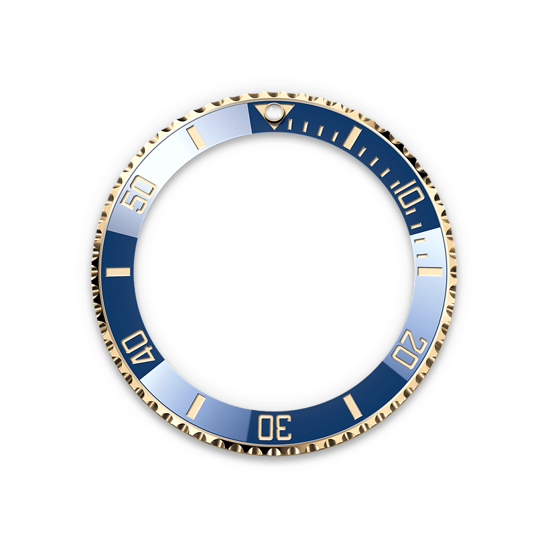 Rolex Submariner Date Oyster, 41 mm, yellow gold Blue Dial