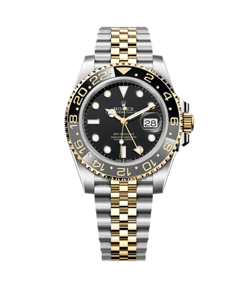 Rolex GMT-Master II Oyster steel and Yellow Gold 126713GRNR