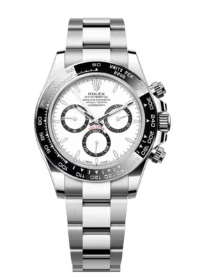 Rolex Cosmograph Daytona 40 Oyster Perpetual Oystersteel white dial Oyster band Reference 126500LN