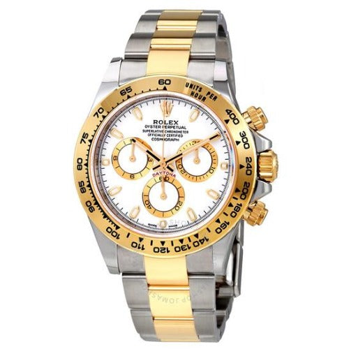 Rolex Daytona White Dial 18K Yellow Gold