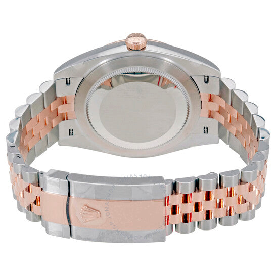 Rolex Datejust 41mm Chocolate Dial Steel Everose Gold Jubilee