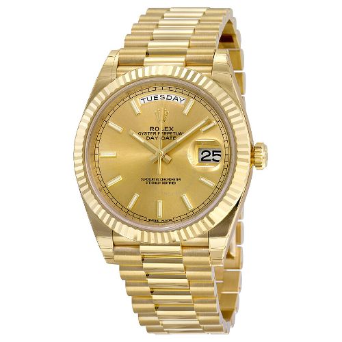 Rolex Day-Date Champagne Dial 18K Yellow