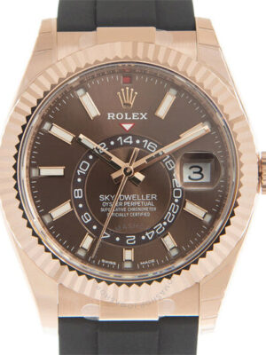 Rolex Sky-Dweller Automatic Rose Gold Chocolate Dial