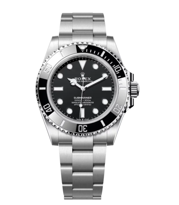 Rolex Submariner Date 41 Oyster Perpetual Oystersteel Cerachrom bezel insert in black ceramic black dial Oyster band Reference 126610LN