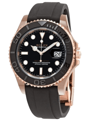 Rolex Yacht-Master 18kt Everose Gold Black Dial