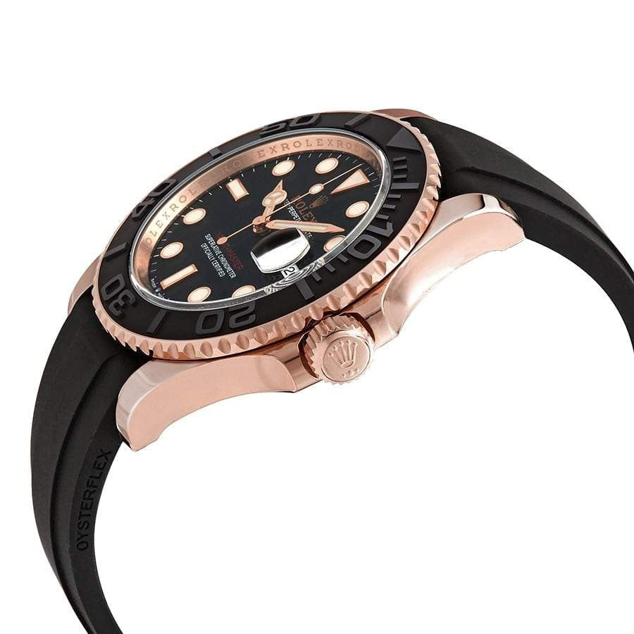 Rolex Yacht-Master 18kt Everose Gold Black Dial