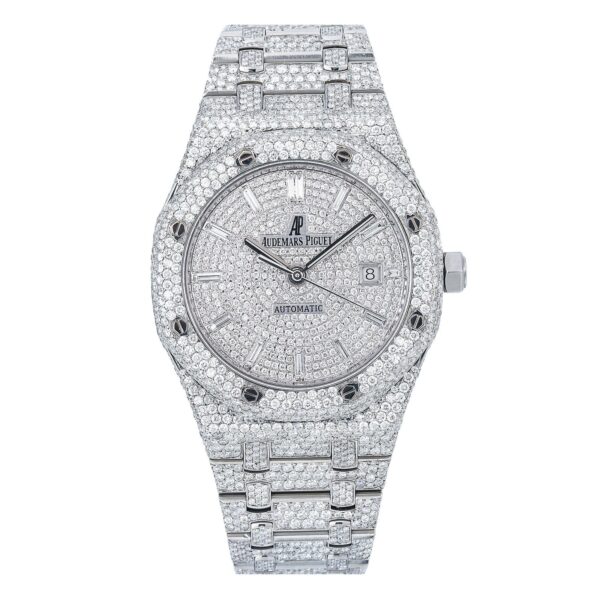 Audermas Piguet ROYAL OAK AUTOMATIC 41MM SILVER DIAMOND DIAL