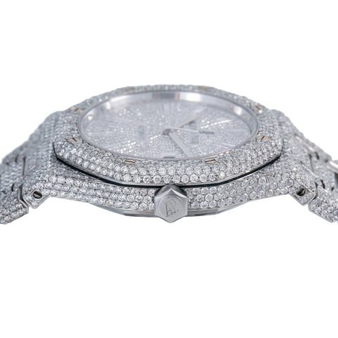 Audermas Piguet ROYAL OAK AUTOMATIC 41MM SILVER DIAMOND DIAL