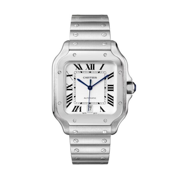 CARTIER Santos 27mm Silvered Dial