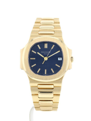 Patek Philippe NAUTILUS Automatic Blue Dial Yellow Gold
