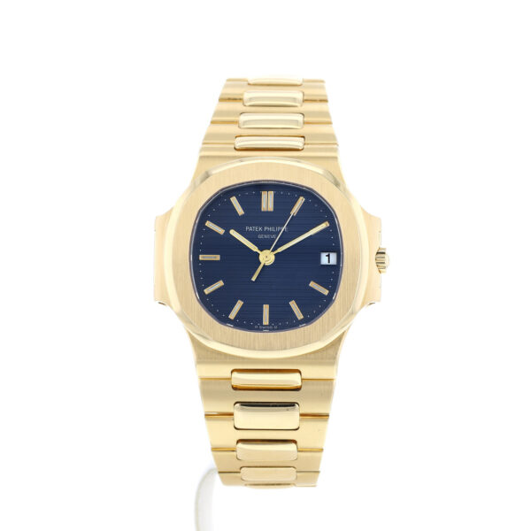 Patek Philippe NAUTILUS Automatic Blue Dial Yellow Gold