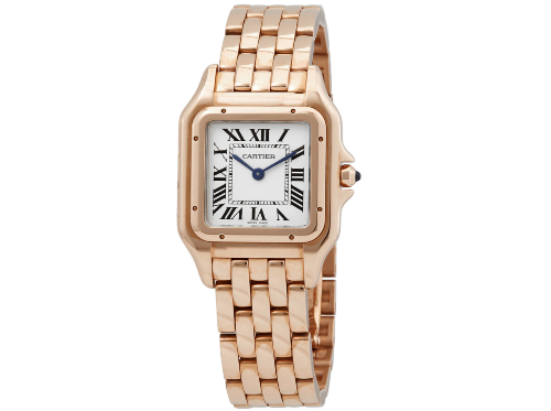 Panthere de Cartier Silver Dial 18kt Pink