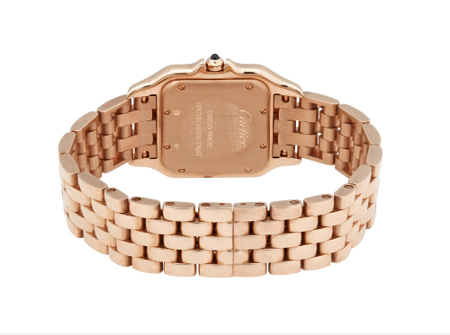 Panthere de Cartier Silver Dial 18kt Pink