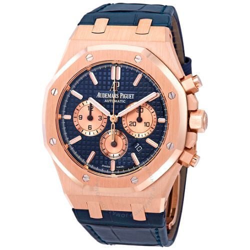 Audermas Piguet Royal Oak Gold Chronograph Leather