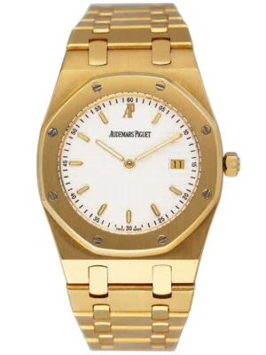 Audemars Piguet Royal Oak Yellow Gold White Dial