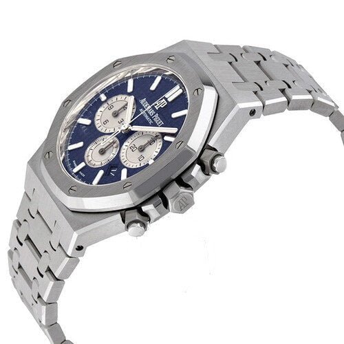 Audermas Piguet Royal Oak Blue Dial Chronograph