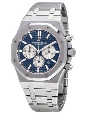 Audermas Piguet Royal Oak Blue Dial Chronograph