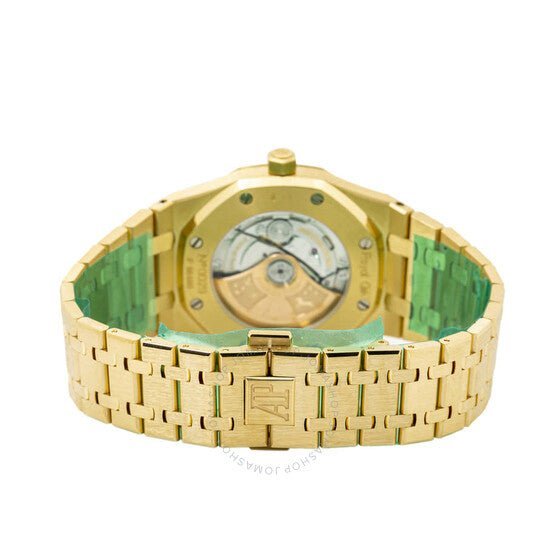 Audermas Piguet Royal Oak Yellow Gold White Dial