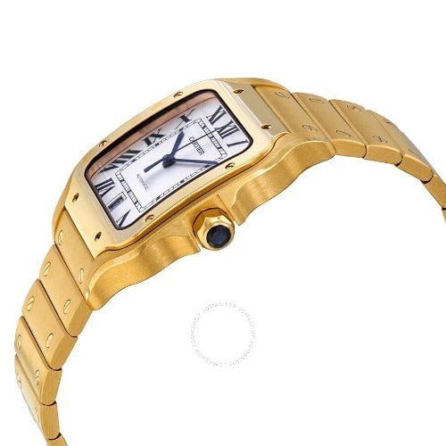 Cartier Santos Gold Date 35mm