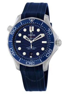 Omega SEAMASTER DIVER 300M CO‑AXIAL MASTER CHRONOMETER 42 MM Rubber Strap Blue Dial