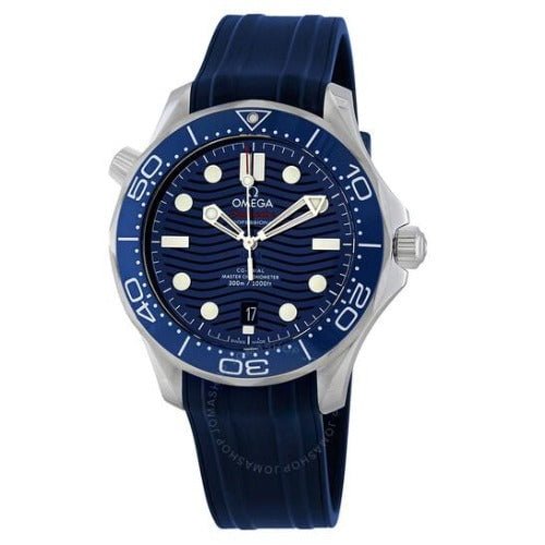 Omega SEAMASTER DIVER 300M CO‑AXIAL MASTER CHRONOMETER 42 MM Rubber Strap Blue Dial