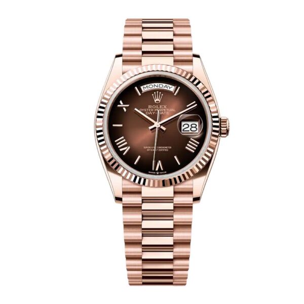Rolex Day-Date 40 | Everose Gold Dial | Box & Papers | 18k Rose Gold