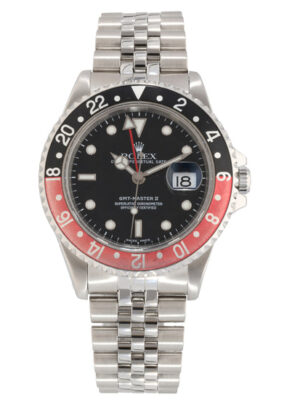 Rolex GMT-Master II 40 "Coke" black dial Jubilee band Reference 116710