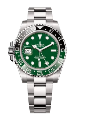 Rolex GMT-Master II 40 Oyster Perpetual 18 ct white gold green ceramic dial Oyster band Reference 126729VTNR