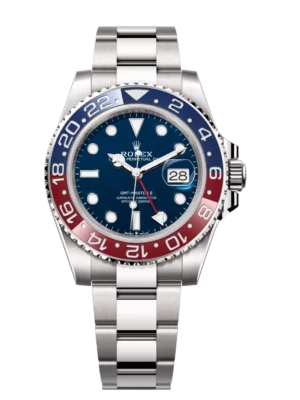 Rolex GMT-Master II 40 Oyster Perpetual 18 ct white gold midnight blue dial Oyster band Reference 126719BLRO