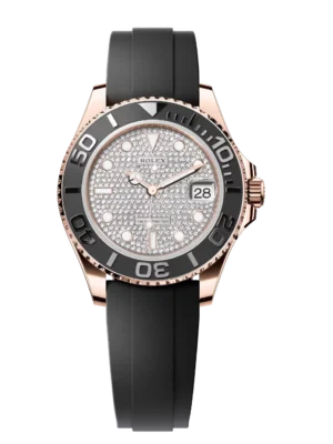 Rolex Yacht-Master 37 Oyster Perpetual 18 ct Everose gold Oysterflex band Reference 268655