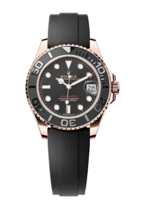 Rolex Yacht-Master 37 Oyster Perpetual 18 ct Everose gold Oysterflex band Reference 268655