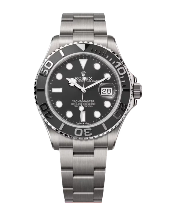 Rolex Yacht-Master 42 Oyster Perpetual RLX titanium intense black dial Oyster band Reference 226627