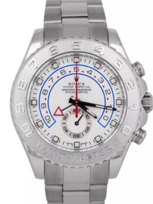 Rolex Yacht-Master 43 Oyster Perpetual Oystersteel and platinum white dial Oyster band Reference M116689-0001