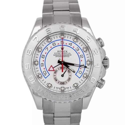 Rolex Yacht-Master 43 Oyster Perpetual Oystersteel and platinum white dial Oyster band Reference M116689-0001
