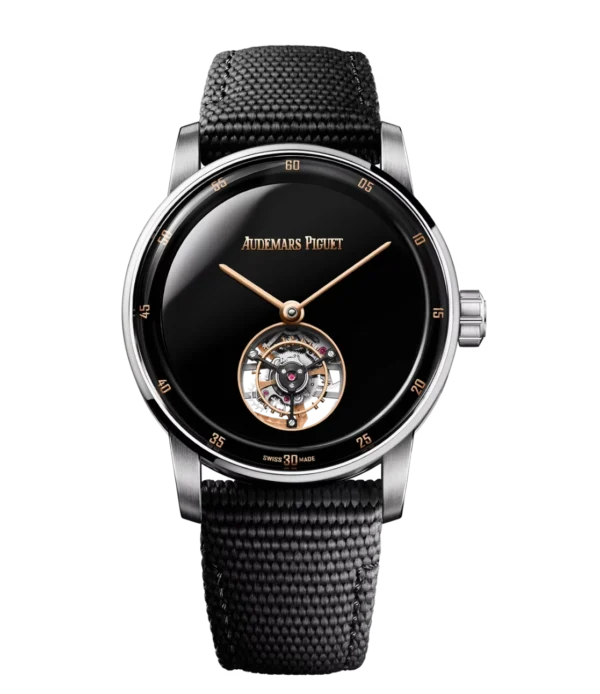 Audemars Piguet Code 11.59 Selfwinding Flying Tourbillon Black ceramic and Black onyx dial Black rubber-coated strap Ref. 26396NB.OO.D002KB.01