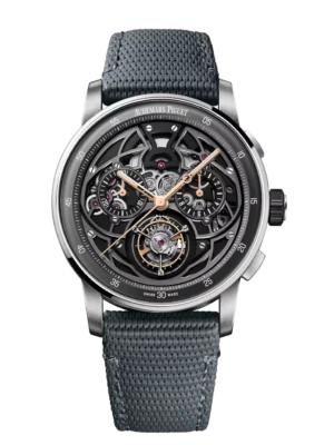 Audemars Piguet Code 11.59 Selfwinding Flying Tourbillon Chronograph Black ceramic and Dark grey dial Dark grey rubber-coated strap Ref. 26399NB.OO.D009KB.01