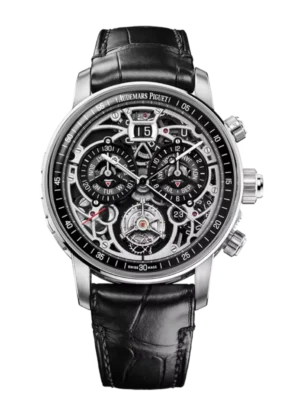 Audemars Piguet Code 11.59 Ultra-Complication Universelle (RD#4) 18-carat white gold and NAC dial Black alligator strap Ref. 26398BC.OO.D002CR.02