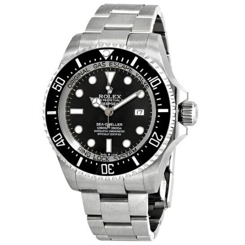 Rolex Deepsea 43 Oyster Perpetual Oystersteel Cerachrom bezel insert in black ceramic Oyster band Reference 126660-0002