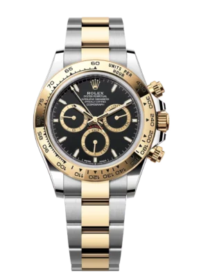 Rolex Cosmograph Daytona 40 Oyster Perpetual Oystersteel and yellow gold black dial Oyster band Reference 126503
